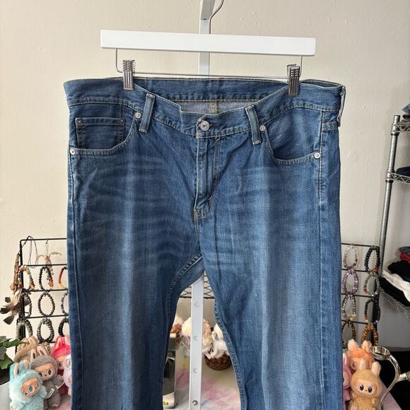 Levi's 36x30 Men's Straight Blue Jeans 514s Classic regular - Picture 4 of 7